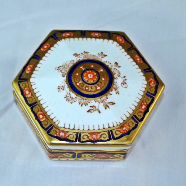 Wedgwood Hexagonal Porcelain Trinket Box