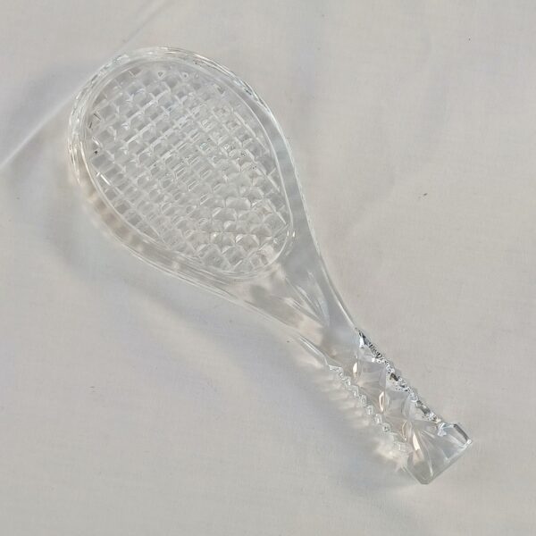 Waterford Crystal Wimbledon Championship Tennis Racquet Paperweight