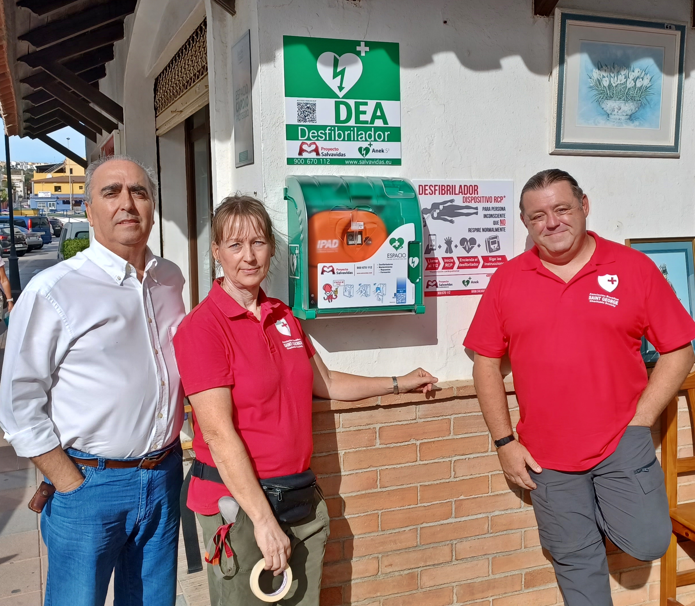 Defibrillator in Sabinillas